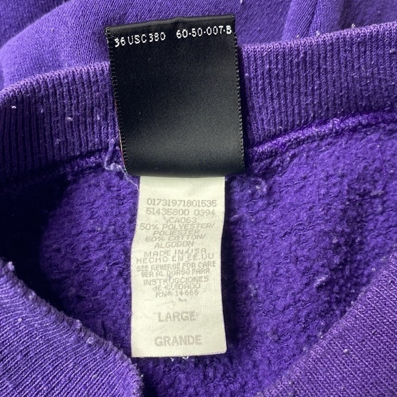 Vintage USA Olympic Purple Sweatshirt Size Large - Picture 4 of 8